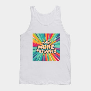 Make More Mistakes: Vibrant Summer Vibes with Sunglasses Tank Top